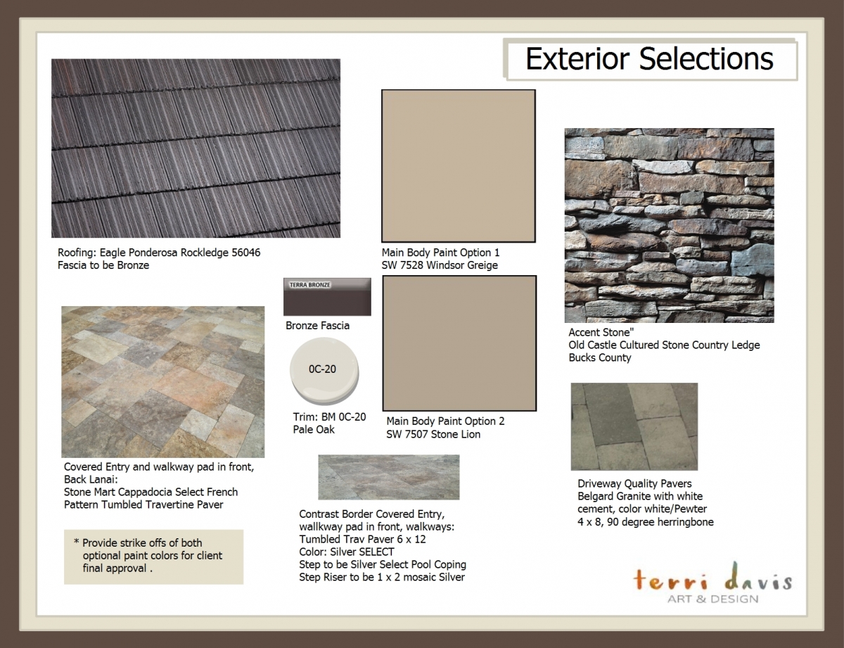 1. Exterior Selections      